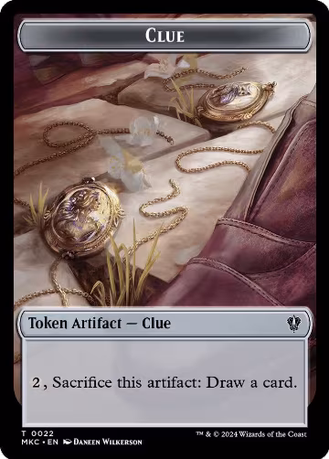 Clue // Insect (0017) Double-Sided Token (22 // 17), Commander: Murders at Karlov Manor — Magic card price