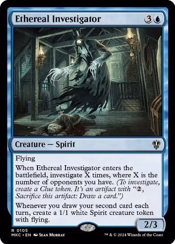 Ethereal Investigator (105), Commander: Murders at Karlov Manor — Magic card price