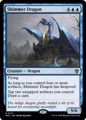 Shimmer Dragon (117), Commander: Murders at Karlov Manor — Magic card price