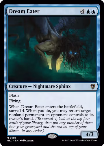 Dream Eater (101), Commander: Murders at Karlov Manor — Magic card price