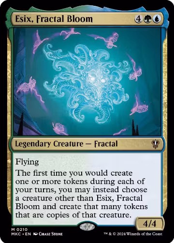 Esix, Fractal Bloom (210), Commander: Murders at Karlov Manor — Magic card price