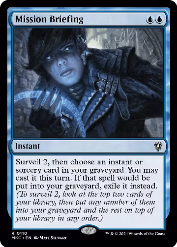 Mission Briefing (110), Commander: Murders at Karlov Manor — Magic card price