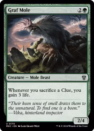 Graf Mole (170), Commander: Murders at Karlov Manor — Magic card price