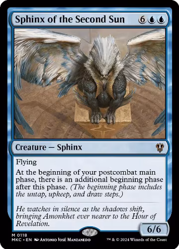 Sphinx of the Second Sun (118), Commander: Murders at Karlov Manor — Magic card price