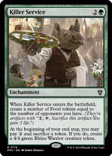 Killer Service (174), Commander: Murders at Karlov Manor — Magic card price
