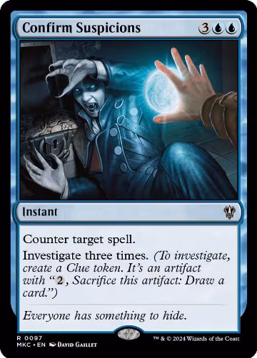 Confirm Suspicions (97), Commander: Murders at Karlov Manor — Magic card price