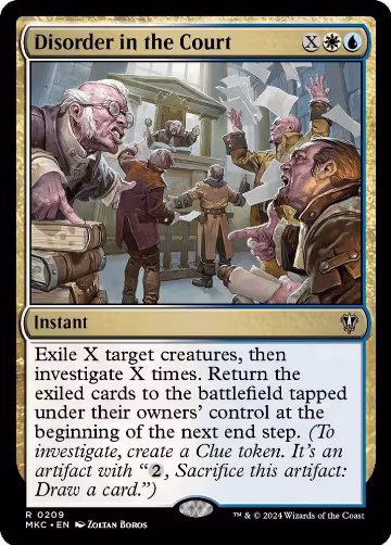 Disorder in the Court (209), Commander: Murders at Karlov Manor — Magic card price