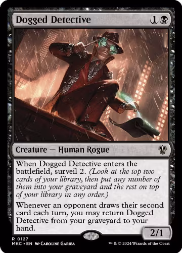 Dogged Detective (127), Commander: Murders at Karlov Manor — Magic card price