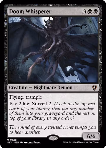 Doom Whisperer (128), Commander: Murders at Karlov Manor — Magic card price