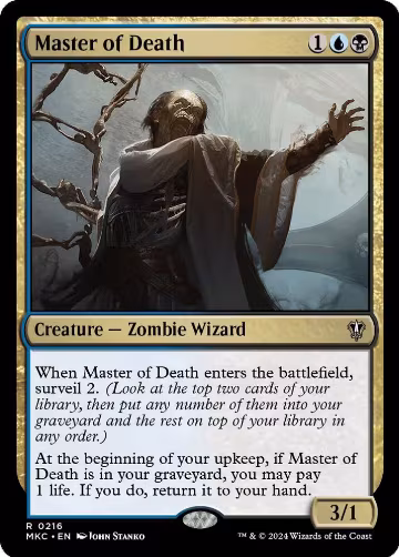 Master of Death (216), Commander: Murders at Karlov Manor — Magic card price