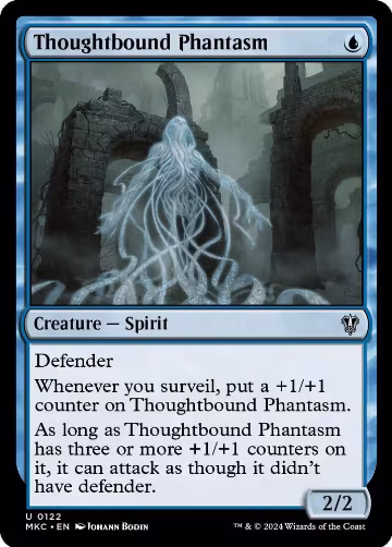 Thoughtbound Phantasm (122), Commander: Murders at Karlov Manor — Magic card price