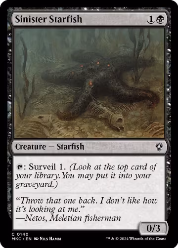Sinister Starfish (140), Commander: Murders at Karlov Manor — Magic card price