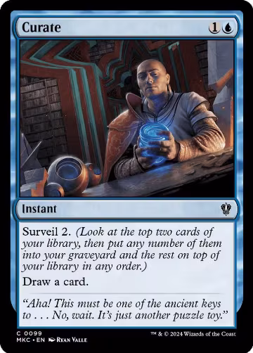 Curate (99), Commander: Murders at Karlov Manor — Magic card price