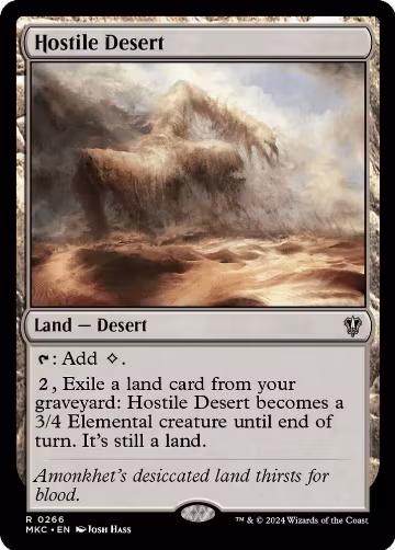 Hostile Desert (266), Commander: Murders at Karlov Manor — Magic card price