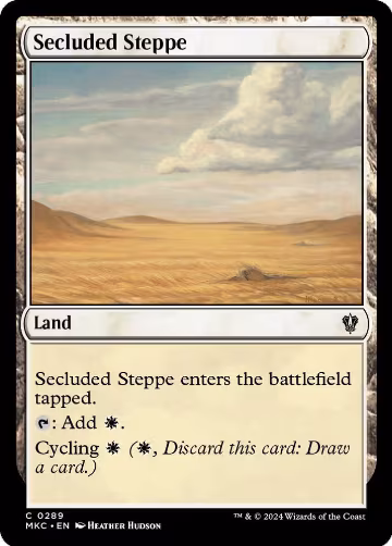 Secluded Steppe (289), Commander: Murders at Karlov Manor — Magic card price