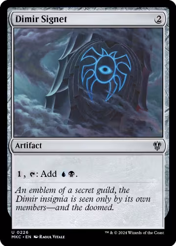 Dimir Signet (226), Commander: Murders at Karlov Manor — Magic card price