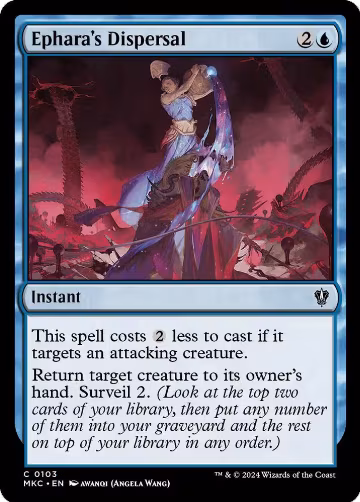 Ephara's Dispersal (103), Commander: Murders at Karlov Manor — Magic card price