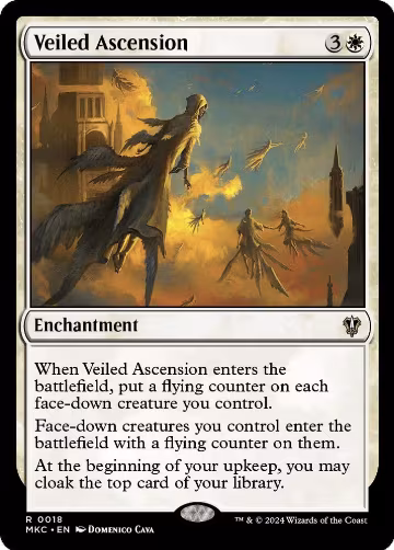 Veiled Ascension (18), Commander: Murders at Karlov Manor — Magic card price