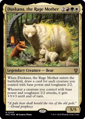 Duskana, the Rage Mother (5), Commander: Murders at Karlov Manor — Magic card price