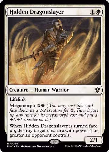 Hidden Dragonslayer (69), Commander: Murders at Karlov Manor — Magic card price