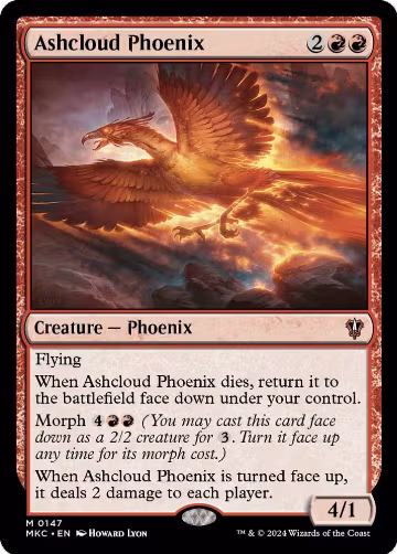 Ashcloud Phoenix (147), Commander: Murders at Karlov Manor — Magic card price