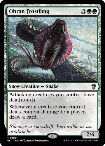 Ohran Frostfang (180), Commander: Murders at Karlov Manor — Magic card price