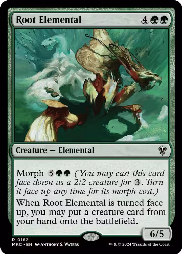 Root Elemental (182), Commander: Murders at Karlov Manor — Magic card price