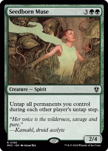 Seedborn Muse (186), Commander: Murders at Karlov Manor — Magic card price