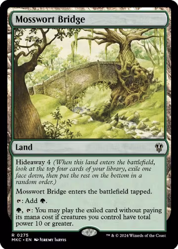 Mosswort Bridge (275), Commander: Murders at Karlov Manor — Magic card price