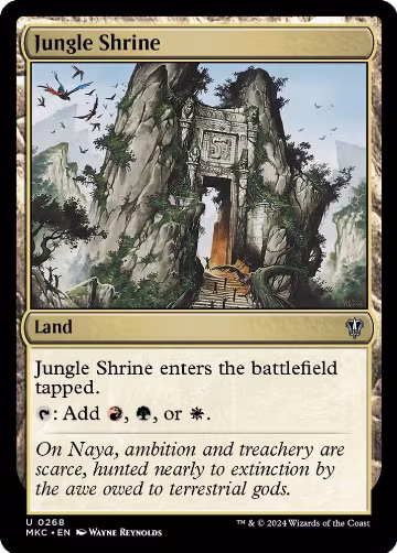 Jungle Shrine (268), Commander: Murders at Karlov Manor — Magic card price