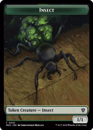 Insect (0016) // Manifest Double-Sided Token (16 // 29), Commander: Murders at Karlov Manor — Magic card price