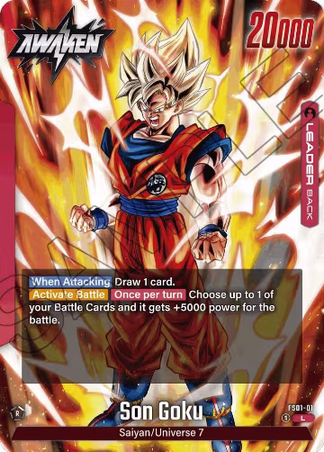 Son Goku - FS01-01 (FS01-01), Starter Deck 1: Son Goku — DB Fusion card price