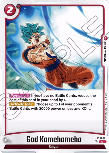 God Kamehameha (FS01-16), Starter Deck 1: Son Goku — DB Fusion card price