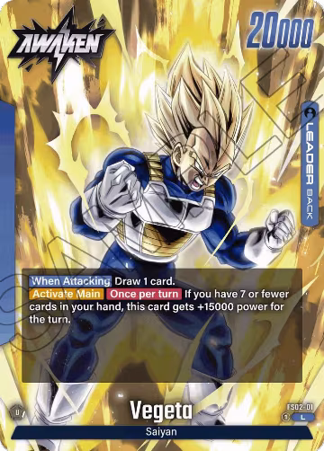 Vegeta - FS02-01 (FS02-01), Starter Deck 2: Vegeta — DB Fusion card price