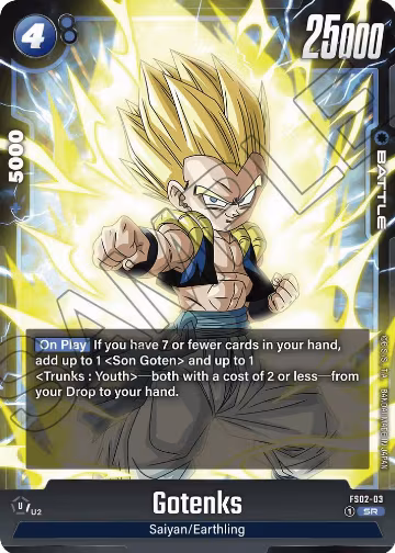 Gotenks - FS02-03 (FS02-03), Starter Deck 2: Vegeta — DB Fusion card price