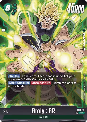 Broly : BR (FS03-10), Starter Deck 3: Broly — DB Fusion card price