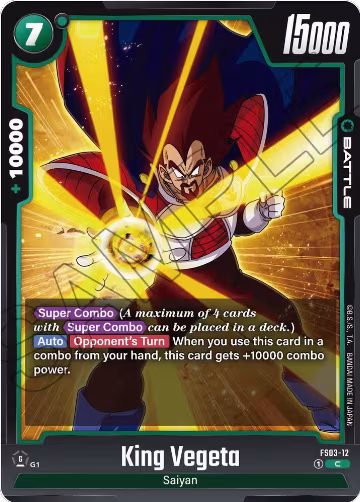 King Vegeta (FS03-12), Starter Deck 3: Broly — DB Fusion card price