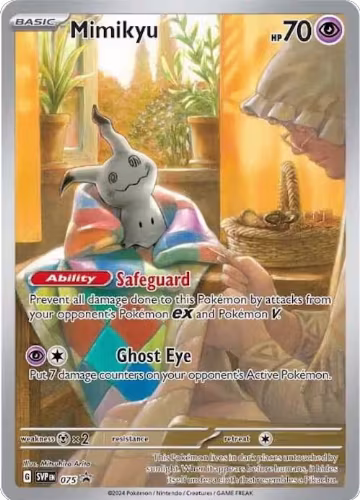 Mimikyu - 075 (075), Scarlet & Violet Promo Cards — Pokémon card price