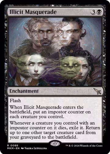Illicit Masquerade (88), Murders at Karlov Manor — Magic card price