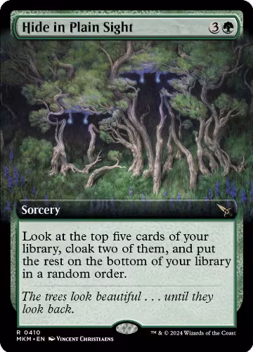 Hide in Plain Sight (Extended Art) (410), Murders at Karlov Manor — Magic card price