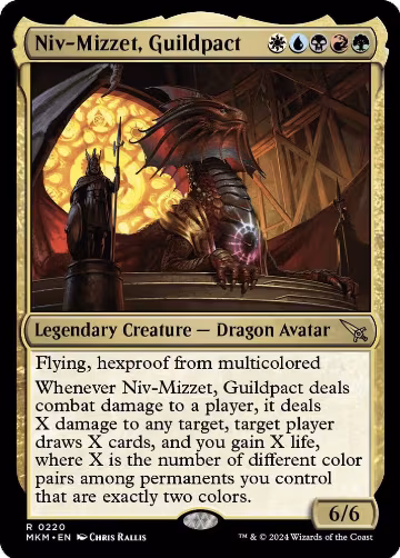 Niv-Mizzet, Guildpact (220), Murders at Karlov Manor — Magic card price