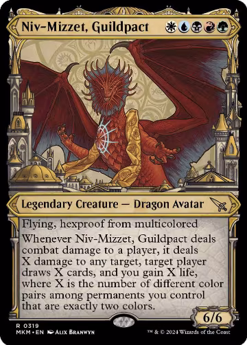 Niv-Mizzet, Guildpact (Showcase) (319) (319), Murders at Karlov Manor — Magic card price