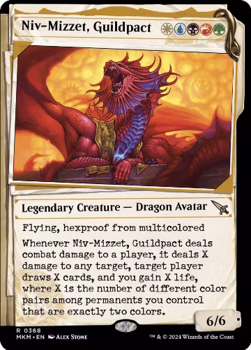 Niv-Mizzet, Guildpact (Showcase) (368) (368), Murders at Karlov Manor — Magic card price