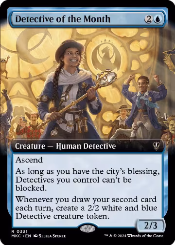 Detective of the Month (Extended Art) (331), Commander: Murders at Karlov Manor — Magic card price