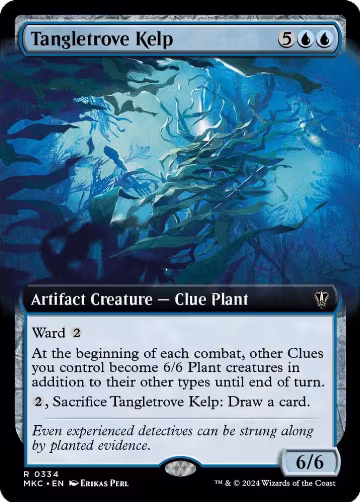 Tangletrove Kelp (Extended Art) (334), Commander: Murders at Karlov Manor — Magic card price