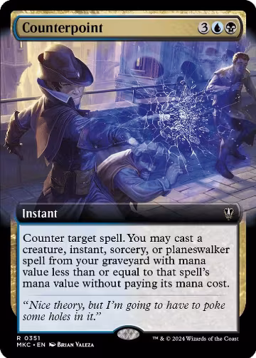 Counterpoint (Extended Art) (351), Commander: Murders at Karlov Manor — Magic card price