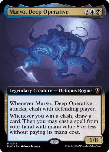 Marvo, Deep Operative (Extended Art) (315), Commander: Murders at Karlov Manor — Magic card price