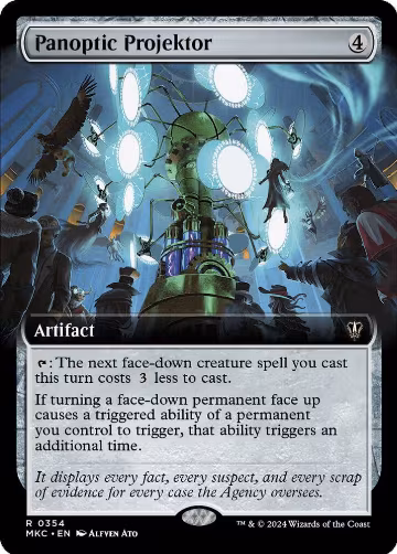 Panoptic Projektor (Extended Art) (354), Commander: Murders at Karlov Manor — Magic card price
