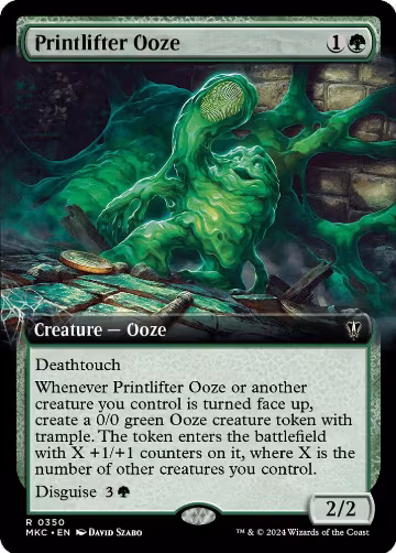 Printlifter Ooze (Extended Art) (350), Commander: Murders at Karlov Manor — Magic card price