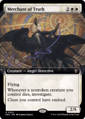 Merchant of Truth (Extended Art) (322), Commander: Murders at Karlov Manor — Magic card price